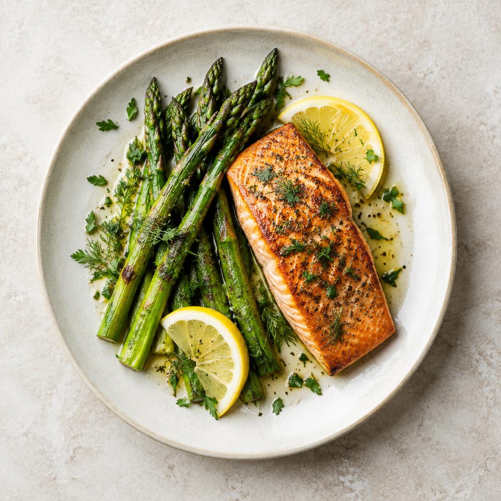 Lemon herb salmon